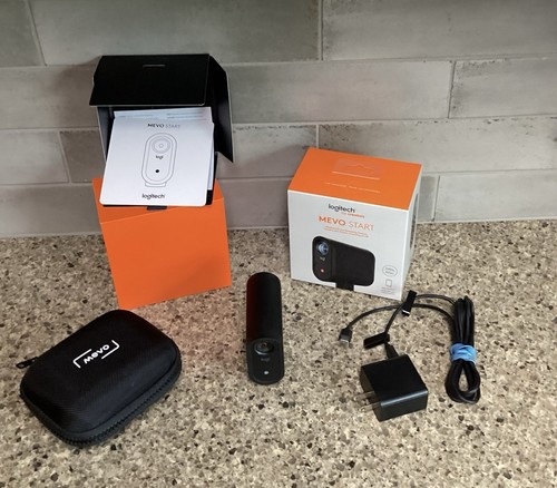 Logitech Mevo Start Full HD Live Streaming Wireless Camera 961-000498 & Case - Photo 2/13
