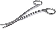 Bent Handle Curved Scissors 6.25" Sharp Blades for Home School and Office Use