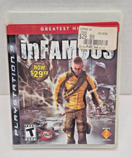 Sony Playstation 3 PS3 Infamous Manual Complete Tested Works Retro Game CIB 2009