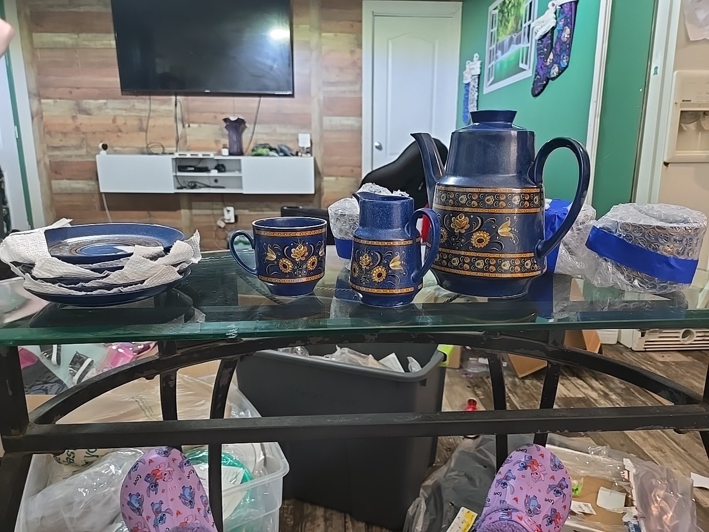 Vintage 70s Coffee Set Winterling Schwarzenbach Bavaria Western Germany