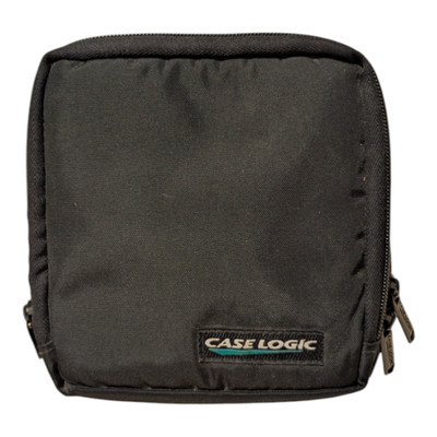 Case Logic Portable CD Player Discman CD Case Bag Fanny Pack w/ Strap 90s K