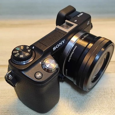 90%new Sony Alpha NEX-6 w/16-50mm lens BLACK 16.1MP APS-C CMOS Digital Camera