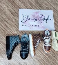 Luxury Sneakers for Blythe, Pullip, BJD, Licca, Miniature Gym Fashion Shoes