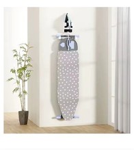 Support Mural Planche à Repasser et Fer Rangement Buanderie