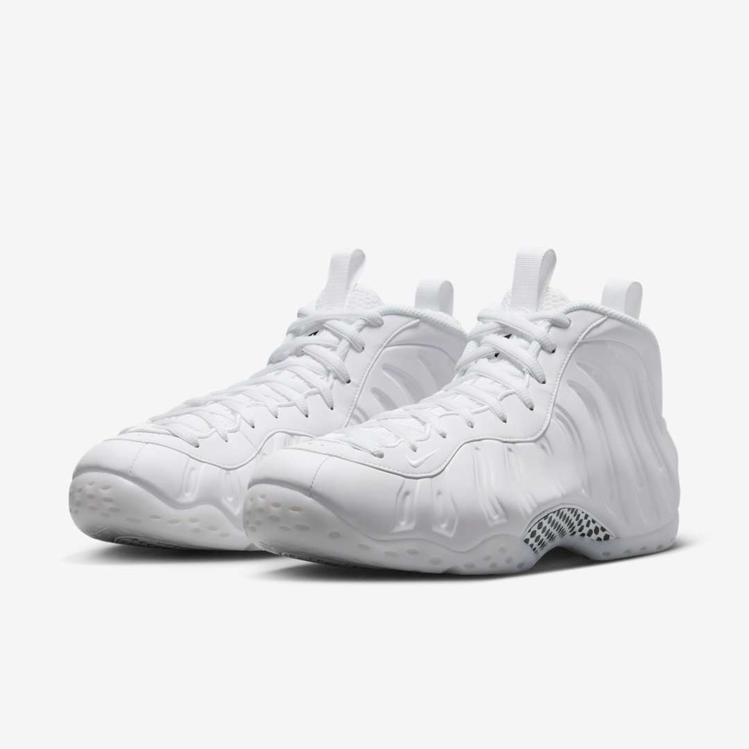 Size 10.5 Nike Air Foamposite One Triple White Lace Up Athletic Shoes HJ5195-100 Nike Air Foamposite One White Men Sz 10.5 Casual Basketball  main image 3