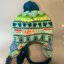 Snohomish Running Company Laplander Hat Pom winter christmas run cap 2021 12 Day