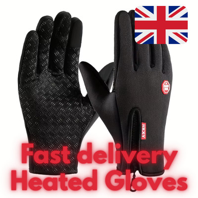 Wasserdichte Thermo Touchscreen Winterhandschuhe, winddicht und warm. Sport