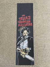 Mob Skateboard Graphic Grip Tape Texas Chainsaw Massacre Leatherface Horror Art