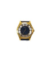 MARC BY MARC JACOBS MBM1246 Gold Black Watch Excellent JAPAN