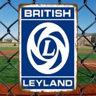 British Leyland Vintage Ideal Garage Tin Metal Signs Home Décor 8x12
