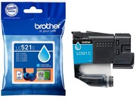 Brother LC-521C Cyan Original Druckerpatrone FüR DCP-J 1313 Dw Blau