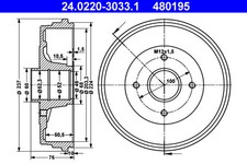 Tambour de frein Renault MODUS