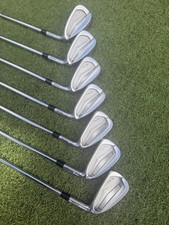 PING i210 Iron Set 7 Clubs RH Mens Steel Stiff Shafts Silver Stainless