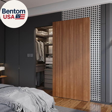 42Inch Concealed Sliding Barn Door Hardware with Soft Close Mechanism, Wall Moun