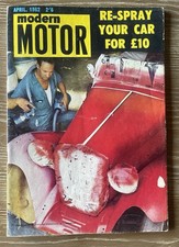 Apr 1962 MODERN MOTOR Mag CHRYSLER VALIANT Edition