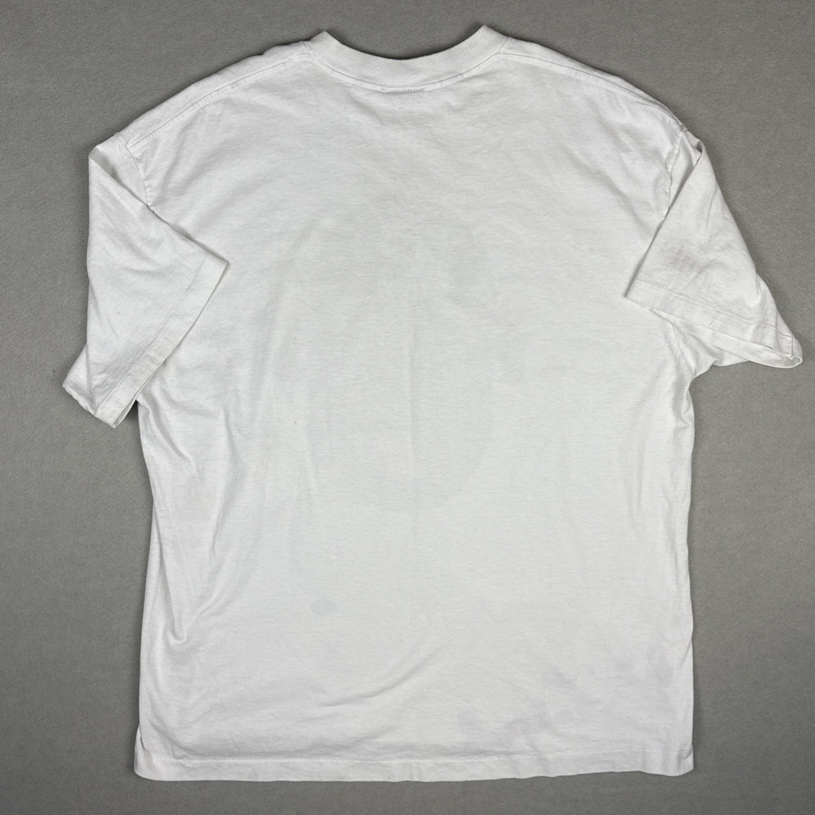 T shirt vintage FILA sport sul campo tennis punto singolo. Uomo XL