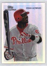 2010 Topps Chrome National Chicle Refractor /499 Ryan Howard by Ken Branch 0q3