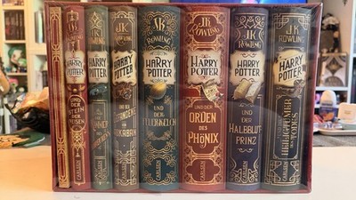 Harry Potter Schmuckausgabe   Komplettbox im edlen Sammler-Design