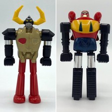Vintage Shogun Warriors Popy Japan Diecast Robot Lot - Gaiking Poseidon