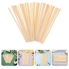 50 Pcs Handmade Bamboo Woven Material Bag Sticks Strips for Weaving