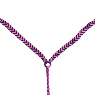 DL Hilason Horse Breast Collar Flat Braided Paracord