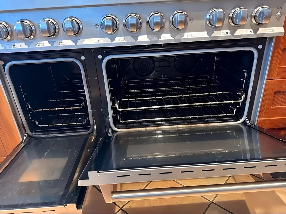 ZLINE 48 pol. Forno duplo de 7 queimadores alcance duplo combustível em aço inoxidável. - Imagem 3 de 3