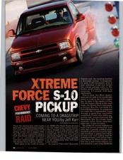 1997 CHEVROLET S-10 PICKUP MODIFIED EXTREME FORCE 2 PG Article