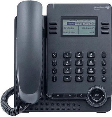 Alcatel-Lucent ALE-20 Essential DeskPhone IP Telefon Schwarz (ALE-10 kompatibel)