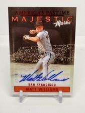 Matt Williams 2023 Chronicles Majestic Mark Auto /10 Red Giants OnCard Autograph