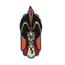 Disney Aladdin Jafar Villain Embroidered Iron On Patch -  OFFICIAL 02-G