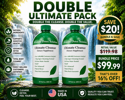 Advanced Detox Solutions Double Ultimate Bundle