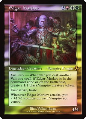 Edgar Markov *RETRO FOIL* (Near Mint/Mint) | Innistrad Remastered | MTG
