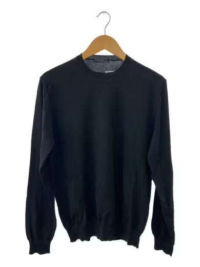 PRADA 2024 Autumn/Winter Long Sleeve Knit Sweater (Lightweight) Size 50 Wool Bla