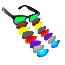 Hawkry Polarized Replacement Lenses for-RayBan-Stories Wayfarer RW4002 Sunglass