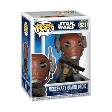 Star Wars The Mandalorian and Grogu Mercenary Guard Droid POP Figure #821 Funko