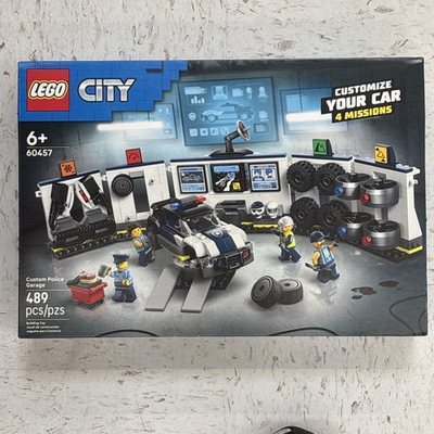 #ad #ad LEGO 60457 City Custom Police Car Garage Building Toy Modular Garage with $39.95