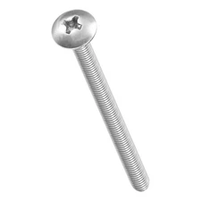 Machine Screws Phillips Head(M4-0.7x50) 40Pcs, Silver