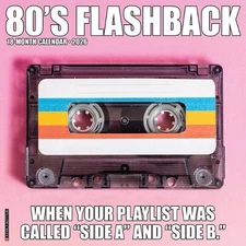 80's Flashback 2026 Wall Calendar by Willow Creek Press