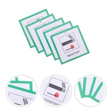  30 Pcs Fireproof Signs Equipment Warning Labels Caution Flammable