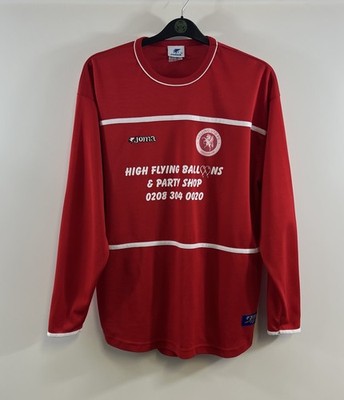 Welling United Matchworn L/S Heim Fußball Trikot 2006/07 Erwachsene Large Joma C394