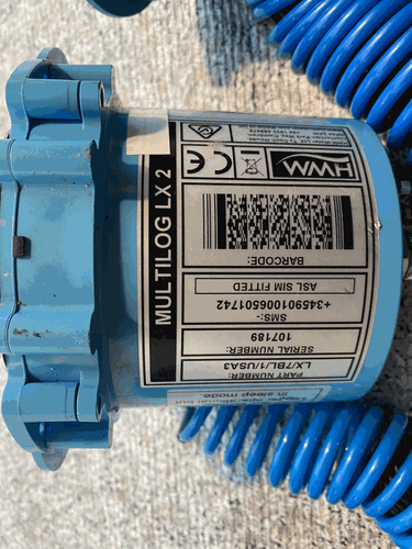 Lot of 3ea - HWM Water LTD. MULTILOG LX2 - LX/7BL/1/USA3 w cables & inspt tags - Picture 13 of 15
