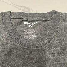 True classic Pocket Crew Neck Grey Size S
