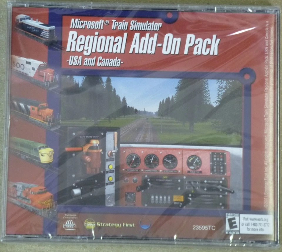 Video Game PC Microsoft Train Simulator Regional Add On Pack US & Canada NEW - Image 2 of 2