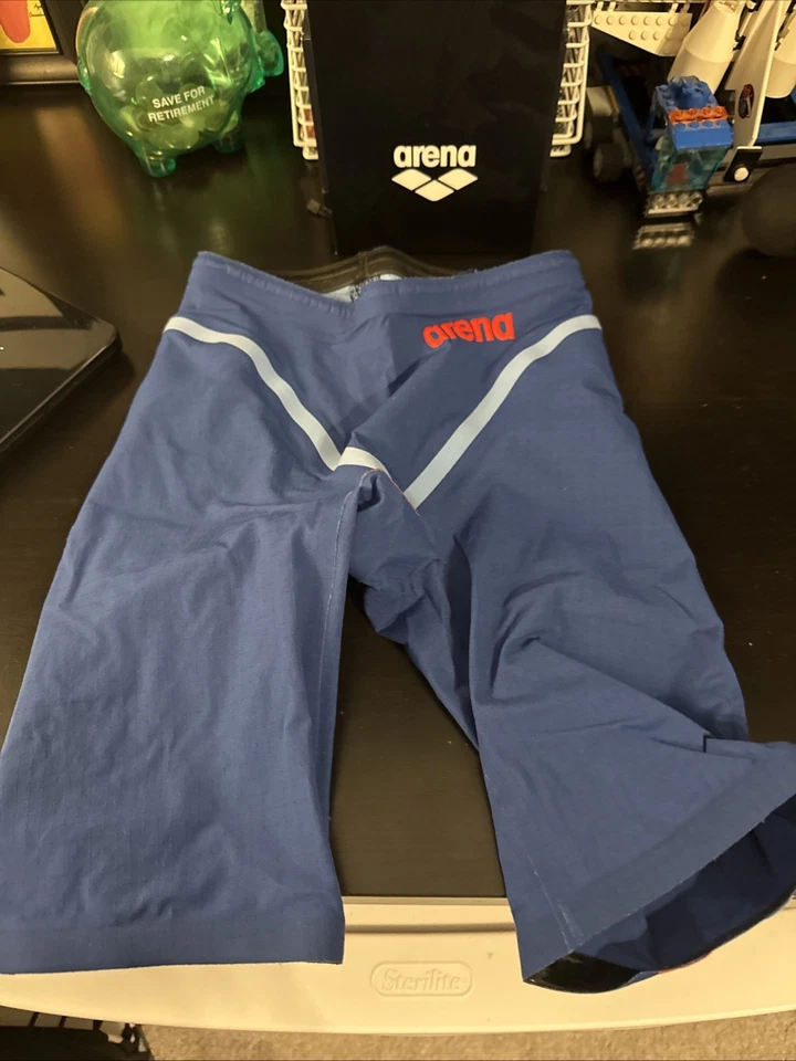 Arena Carbon Core FX Ocean Blue Sz 24 Mens Powerskin Jammer Racing Tech Suit NWT - Image 4 of 4