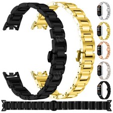 Stainless Steel Metal Strap For Xiaomi Mi Band 8/8NFC/9/9NFC/10/10NFC Wristband