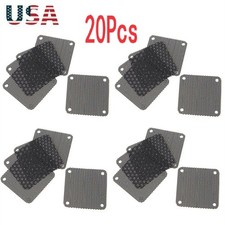 20 Computer Case Dustproof Net 40mm Fan Dust Filter PVC Speaker Horn Net Cover q