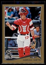 2014 Topps Update Gold Adrian Nieto #US-252 Chicago White Sox #0415/2014