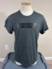 Ten Thousand Durable Logo Tee Gray Black Gym Training Shirt Men’s Size M