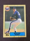 Nolan Ryan NEAR MINT SHARP 1987 Topps #757 Houston Astros Card HOF