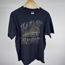 Vintage Y2K Harley Davidson biker graphic T-shirt New Jersey logo size large